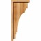 Ekena Millwork Pescadero Rough Sawn Corbel w/Backplate, Western Red Cedar, 6"W x 10"D x 22"H COR06X10X22PEC01RWR - alternate 2